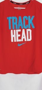 Nike dri fit track head womens shirt size lg